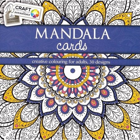 Craft Craft Kleurboek Sensations Mandala Cards Blauw