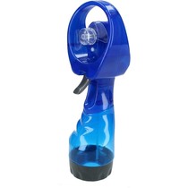 Draagbare Spray Handventilator Verkoeling Blauw