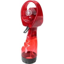 Draagbare Spray Handventilator Verkoeling Rood