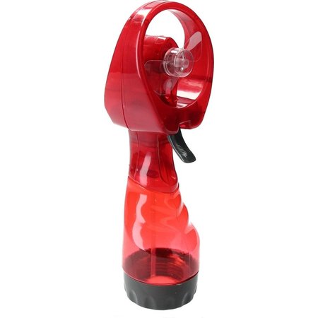 Banzaa Draagbare Spray Handventilator inclusief Waterreservoir | Verkoeling | Ventilatoren | Rood