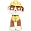 Paw Patrol Pluche Paw Patrol knuffel Rubble - Classic New Style - 20 cm - Cartoon knuffels - Speelgoed voor kinderen