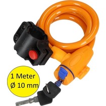 Staalkabelslot Oranje Fietsslot 1M