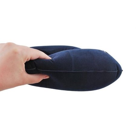 Travel Pillow Opblaasnekkussen 2 Stuks + 2 Gratis Oogmaskers – 27x42cm | Reiskussen Opblaasbaar | Duopack met Slaapmaskers | Comfortabel Slapen Onderweg | Autokussen