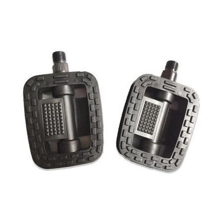 Techno Techno Anti-Slip Fietspedalen Set met Reflectoren – 2 Stuks – Zwart | Fiets Pedalen | Fietstrappers | Losse Trappers voor Reparatie