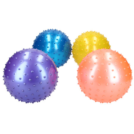 Banzaa Educatieve Stekelige Bal voor Baby en Kinderen - 19cm | Educatief Speelgoed voor Verbeterde Motoriek en Sensorische Stimulatie | Motorische Vaardigheden | Massagebal – Blauw