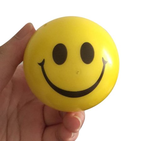 Banzaa Emoji Stressbal 3 Stuks Smiley Soft Density – Voor het reduceren van Stress – Geel