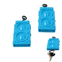 Sleutelhoes Subwoofer 2 Stuks Blauw