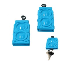 Sleutelhoes Subwoofer 2 Stuks Blauw