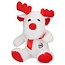 Banzaa Sunkid Pluchen Rendierknuffel met Led Verlichting – Rood Wit – 26cm | Speelgoed voor Jongens en Meisjes