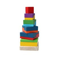 Houten toren hoog 12pcs