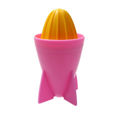 Present Time Present Time Citruspers – Sinaasappelpers 18cm – Juicer Rocket – Matthias Zschlager Design – Sapmaker – Roze