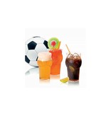 Banzaa Drinkglazen Voetbalvorm 2 stuks – Bekers van Glaswerk – Geschikt voor in de Vaatwasser