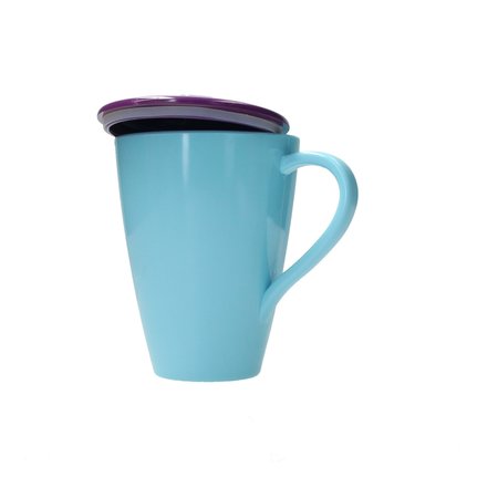 Present Time Present Time waterkan - Limonade kan 1,5 Liter – Designed by BOX32 – Kunststof met deksel – Ø 14 x 19cm – Blauw, paars