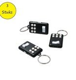 Banzaa Fidget pad Anti stress set 3 stuks Flip en Click Keylight Zwart-Wit