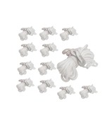 Banzaa BDO Scheerlijn set met Klemmen 12 Stuks – 350cm | Tenttouwen | Scheerlijnen | Kamperen | Outdoor | Camping Artikelen