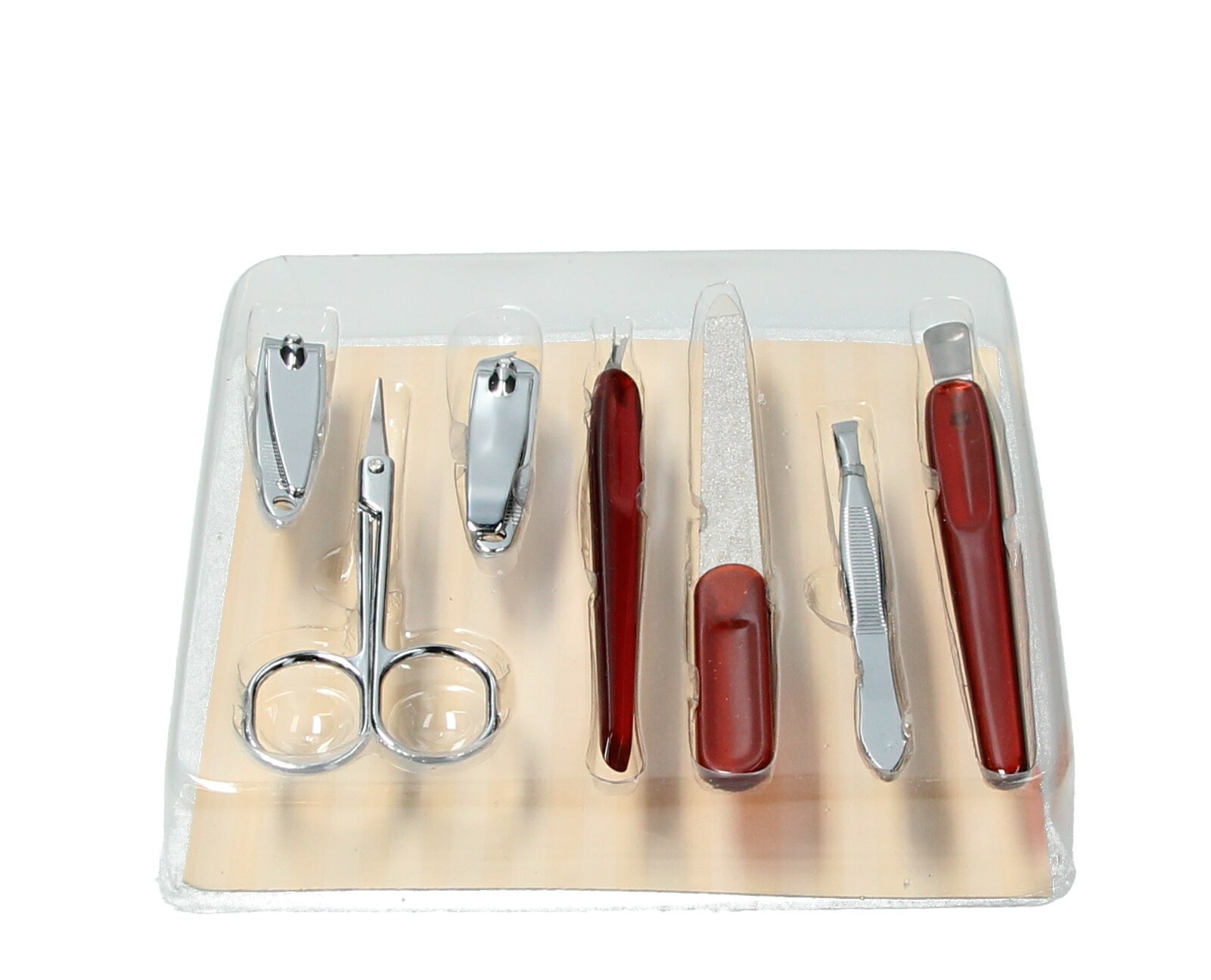 Manicure/Pedicure set 7 delig - Voordelige manicure set van Luckystar - Nagelknipper set - Nagel accesoires | Deals Online BV