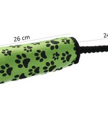 Banzaa Honden speeltouw - flostouw - groen - 47,5 x 7,5 cm - set van 2 stuks