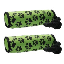 Honden speeltouw - flostouw - groen 2 stuks