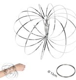 Banzaa Magic flow ring |Spiraal bloem magische armband | 3D ringen set van 3 stuks 13cm