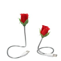 USB Kabel Roos met Lampje 2 Stuks Rood