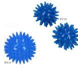 Banzaa Massageballen set van 3 – Hoge Dichtheid Massagestekels – Triggerpoint – Lacrossebal – Blauw