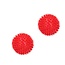 Banzaa Massagebal Professionele Triggerpointbal 7 cm – 2 Stuks – Hoge Dichtheid Massagestekels – Lacrossebal – Rood
