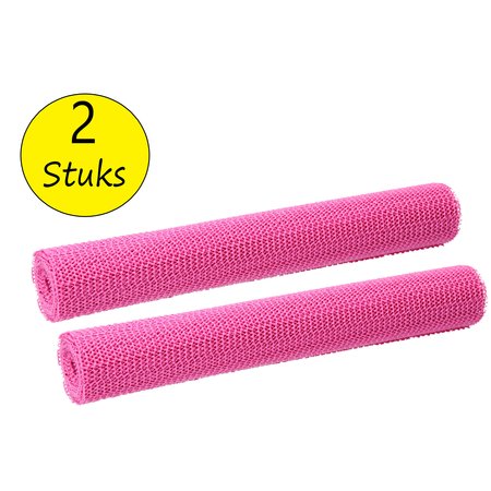 Banzaa Antislipmat 2 Stuks 30x150cm – Antislip Onderkleed op Rol – Roze