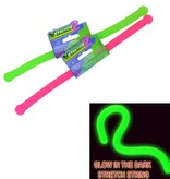 Banzaa xStretch 2 Glow in The Dark Stretch stick 2 Stuks – Stress Speelgoed – Tot 3 Meter Uitrekbaar – Groen