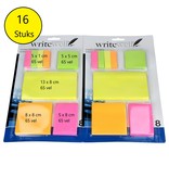 Banzaa Notitieblokken Post Its - Neon - 16 stuks