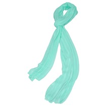 Sjaal voor Dames Turquoise – 170cm