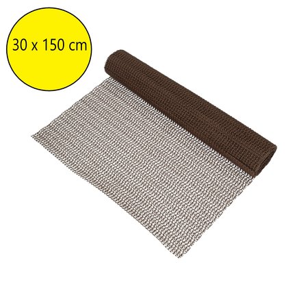 Banzaa Antislipmat 30 x 150 cm – Antislip Onderkleed op Rol – Bruin