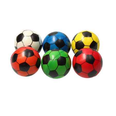 Banzaa Stressbal Medium Density Voetbal 3 Stuks – Sensomotorische Stimulatie – Anti Stress – Oranje
