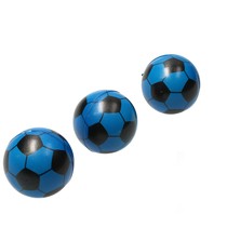 Stressbal Voetbal 3 Stuks Blauw