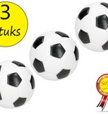 Banzaa Stressbal Soft Density 3 Stuks – 7cm – Sensomotorische Stimulatie – Anti Stress – Voetbal