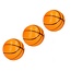 Banzaa Stressbal Medium Density 3 stuks – 7cm – Sensomotorische Stimulatie – Anti Stress – Basketbal