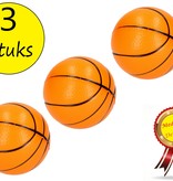 Banzaa Stressbal Medium Density 3 stuks – 7cm – Sensomotorische Stimulatie – Anti Stress – Basketbal