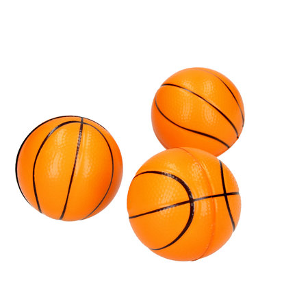 Banzaa Stressbal Medium Density 3 stuks – 7cm – Sensomotorische Stimulatie – Anti Stress – Basketbal