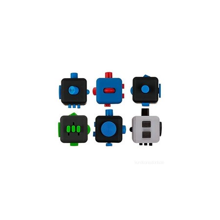 Banzaa Fidget Cube – Wriemel Kubus – Anti-Stress Speelgoed – Wriemel Stick – Zwart Groen