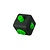 Banzaa Fidget Cube – Wriemel Kubus –  Zwart Groen
