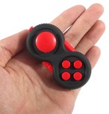 Banzaa Calm Pad Fidget Pad – Wriemelkubus – Anti Stress Speelgoed – Fidget Cube – Wriemel Stick – Zwart Rood