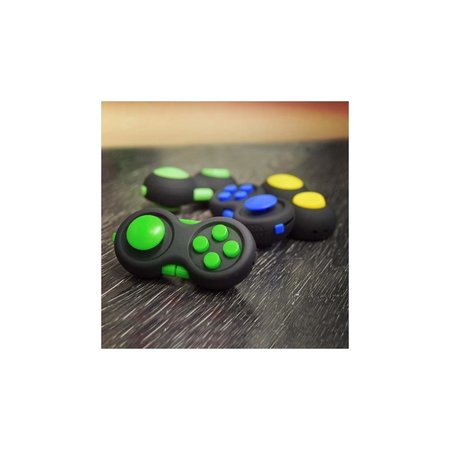 Banzaa Calm Pad Fidget Pad – Wriemel Pad – Wriemelkubus – Wriemel Stick – Zwart Groen