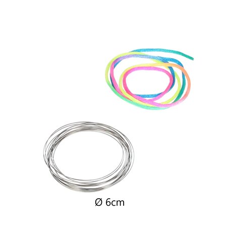 Banzaa Magic flow ring |Spiraal bloem magische armband | 3D ringen set van 3 stuks 6cm