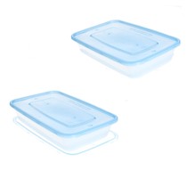 Cosy & Trendy voedsel-voorraaddoos set van 2 stuks blauw