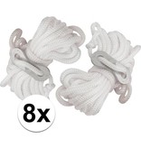 Banzaa 8x Scheerlijnen van nylon - 3,5 meter - touw met gatspanners