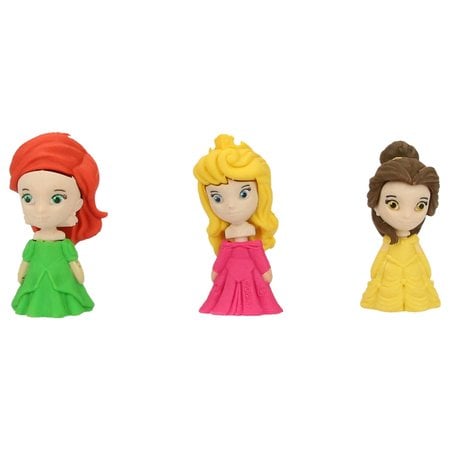 Disney Princess Disney Princess 4-delige 3D Gummen Set voor Meisjes - 5x2x2cm - 4 Stuks