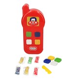 Little Tikes Little Tikes Speelgoed Telefoon Kleiset voor Kinderen inclusief Deegmes, Vormpjes en Klei – Vanaf 3 Jaar – Rood – 35 x 19 x 9 cm | Speeltelefoon | Speel Smartphone | Play Phone Dough Set