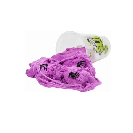 Dinotoys Spider slime/zand met spinnetjes 1 potje 85 gram (random kleur)