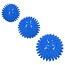 Banzaa Massagebal Professionele Triggerpoint Bal 3 Stuks 8cm  Hoge Dichtheid Massage Stekels – Lacrosse Bal – Blauw