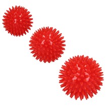 Triggerpoint bal 3 Stuks 8cm – Hoge Dichtheid Rood