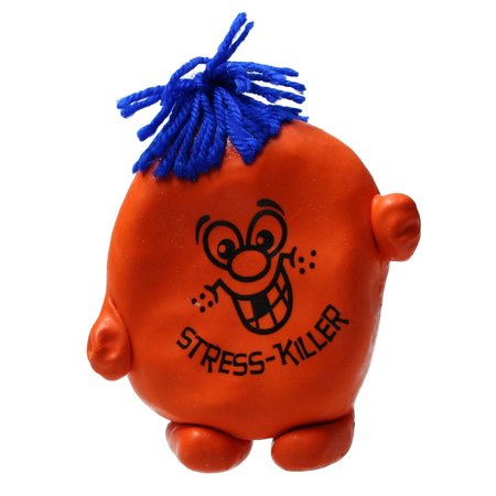 Banzaa Stressbal Kneedbaar poppetje – Versterking van Hand Pols en Onderarm – Oranje